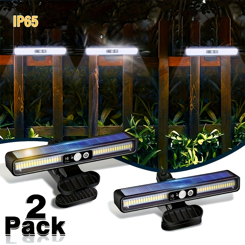 Outdoor Power For Lights - Clip-on zonne-bewegingslampen voor buiten, waterdicht, zonne-schuttinglampen