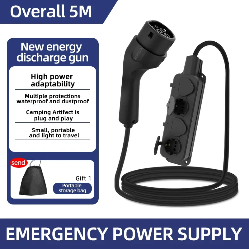 Outdoor Power Outlet - Draagbare 16A 4KW Elektrische Auto EV