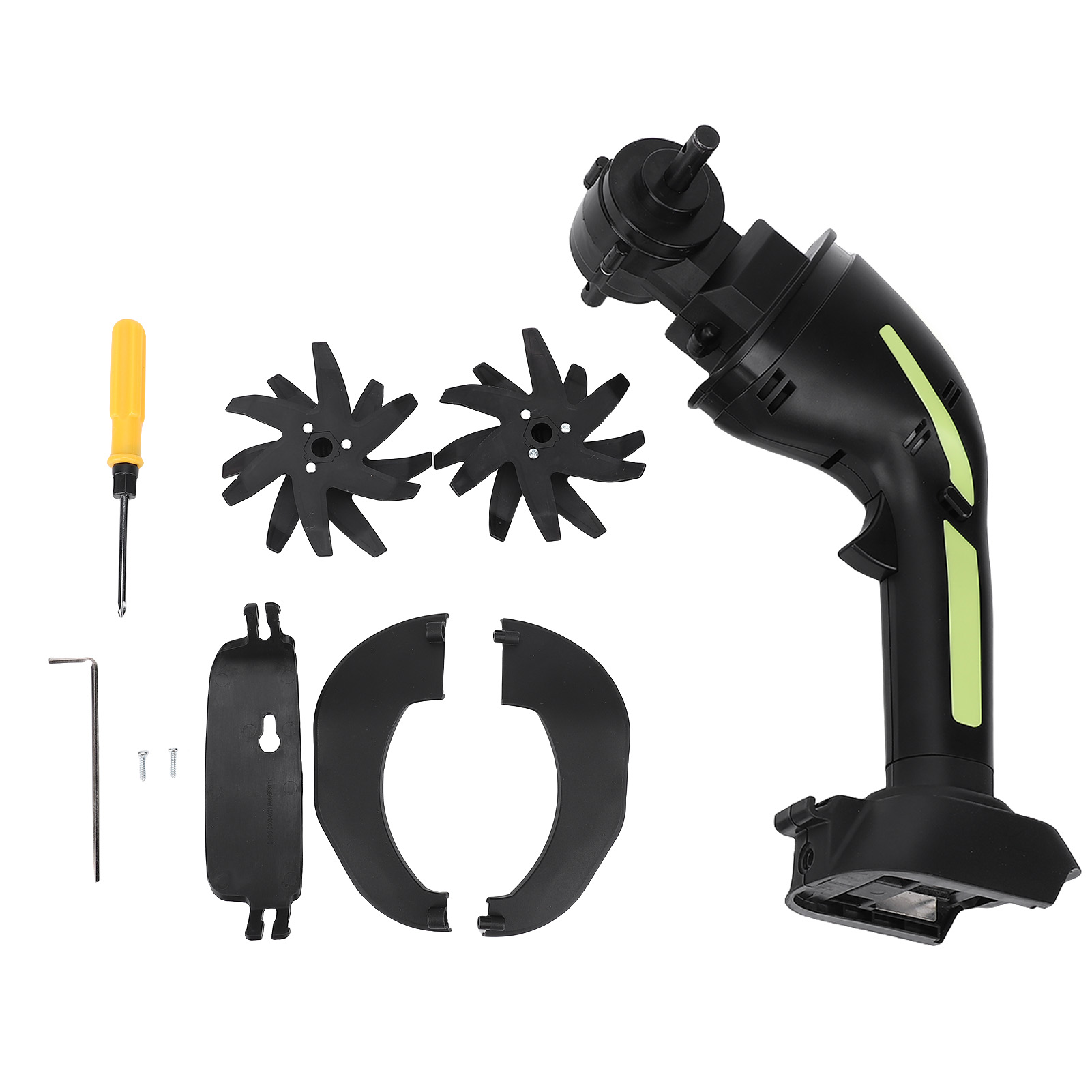 Garden Tiller Mini - Draadloze tuinfrees Elektrische tuinfrees Oplaadbare draagbare