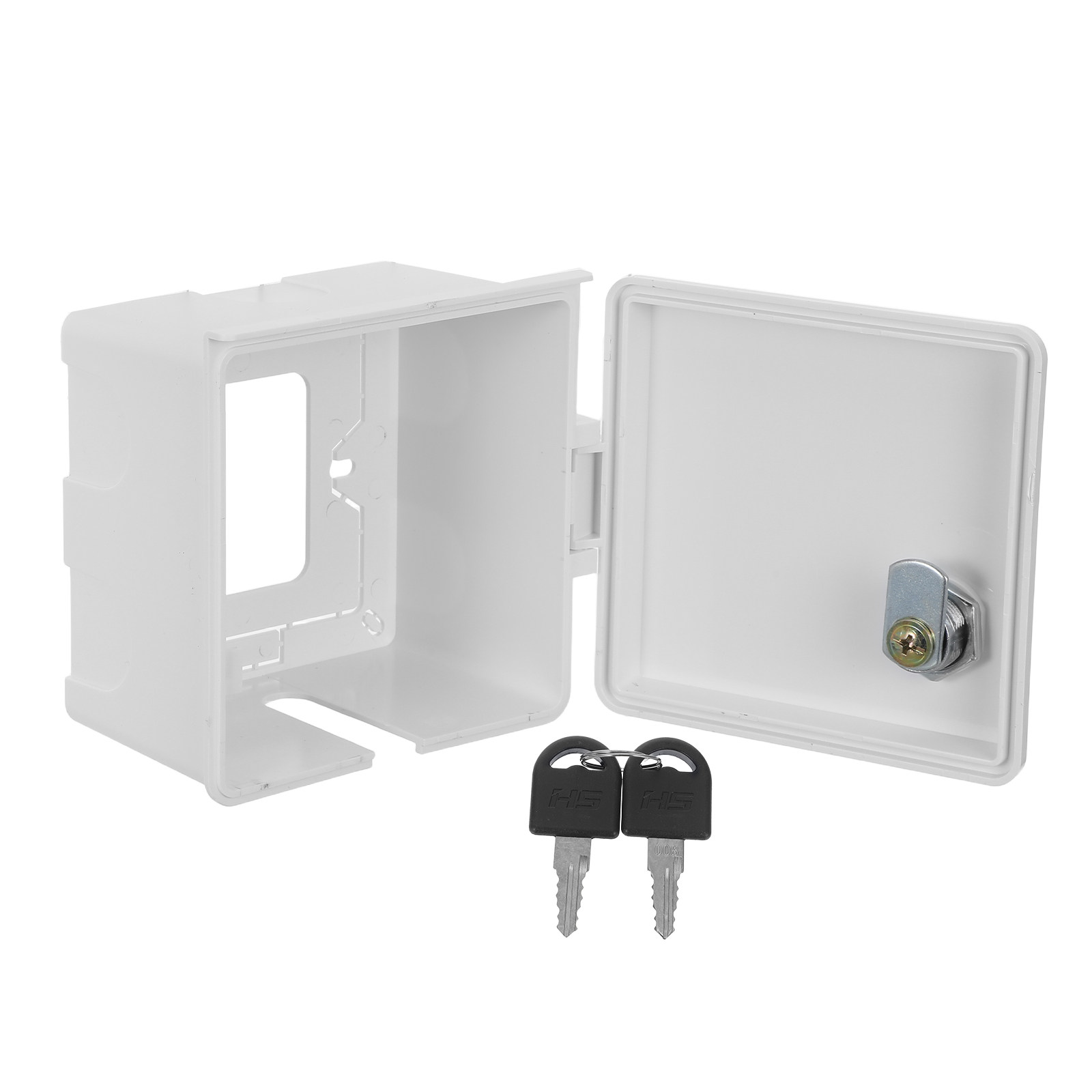 Outdoor Power Outlet Box - Waterdichte stopcontactdoosafdekking met slot en sleutel,