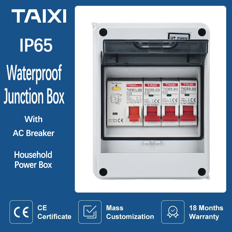 Outdoor Power Outlet Box - Outdoor Huishoudelijke Schakelaar Mcb Waterdichte Elektrische