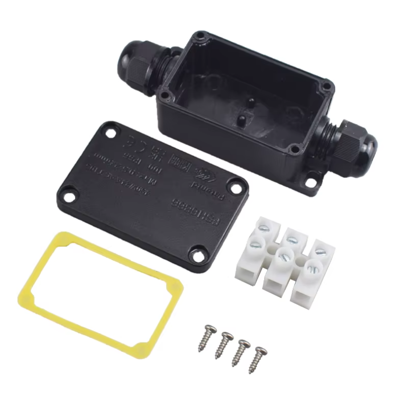 Outdoor Power Outlet Box - Waterdichte aansluitdoos 2-weg 3-weg 3mm-6,5mm kabelconnector