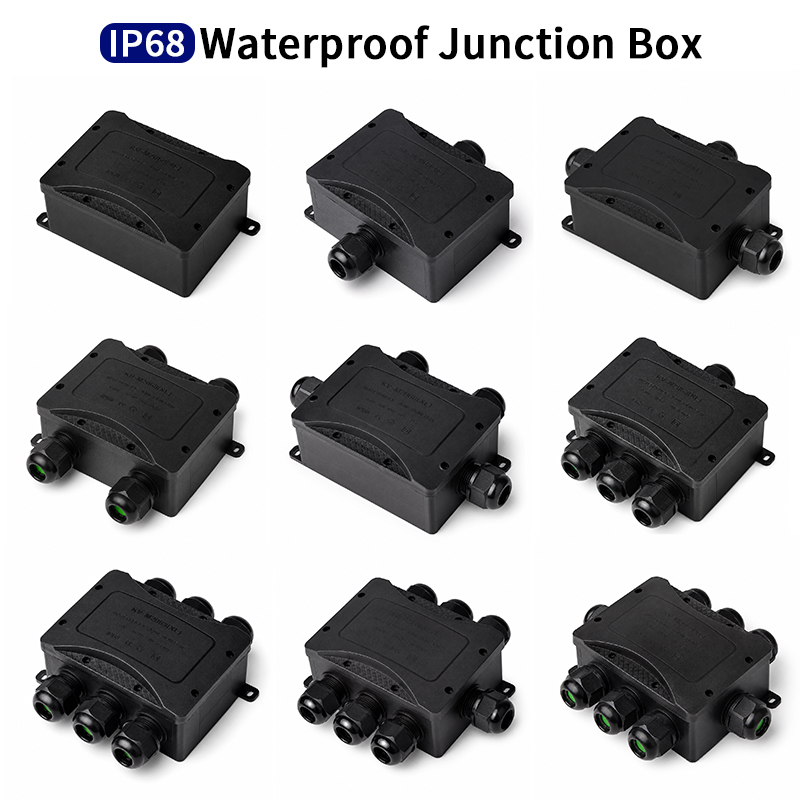 Outdoor Power Outlet Box - IP68 Waterdichte Junction Box 2-8 Way