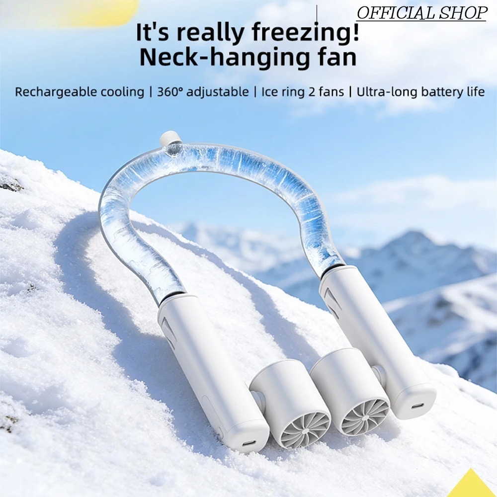 Outdoor Power Fan - Draagbare nekventilator Hoge snelheidsturbine Krachtige luchtstroom