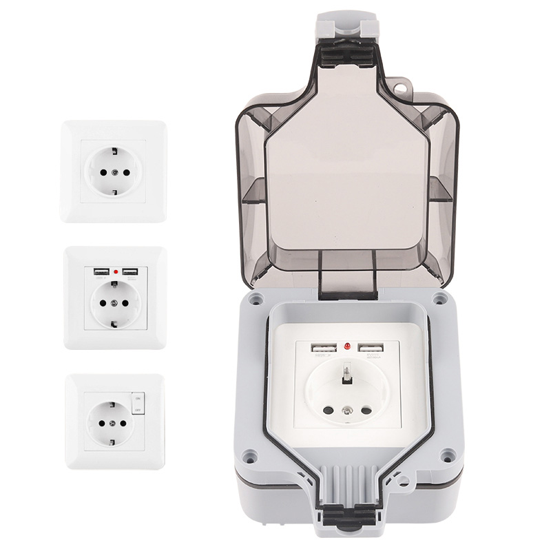 Outdoor Power Timer - IP66 Outdoor Weerbestendig 16A Geaard 250V