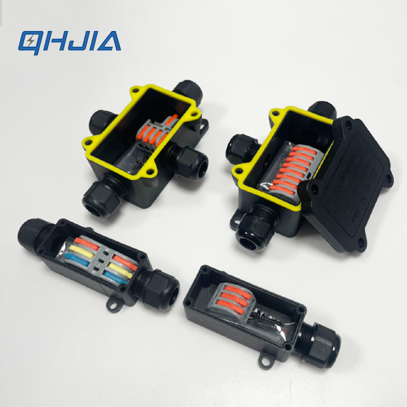 Outdoor Power Outlet Box - IP68 waterdichte aansluitdoos PA66 snel aansluitklemmenblok