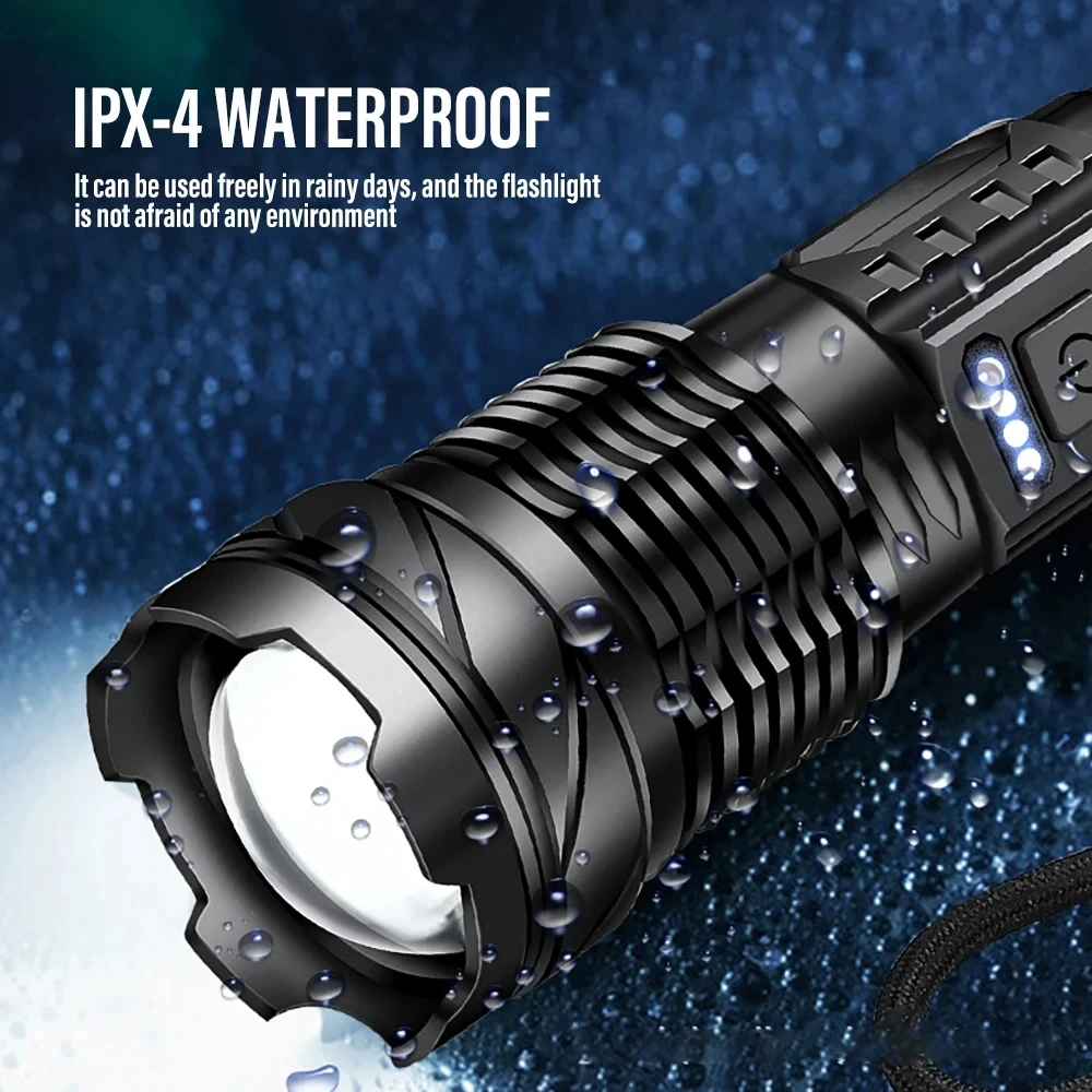 Krachtige LED-zaklamp Oplaadba - Outdoor Power For Lights recensie en prijs