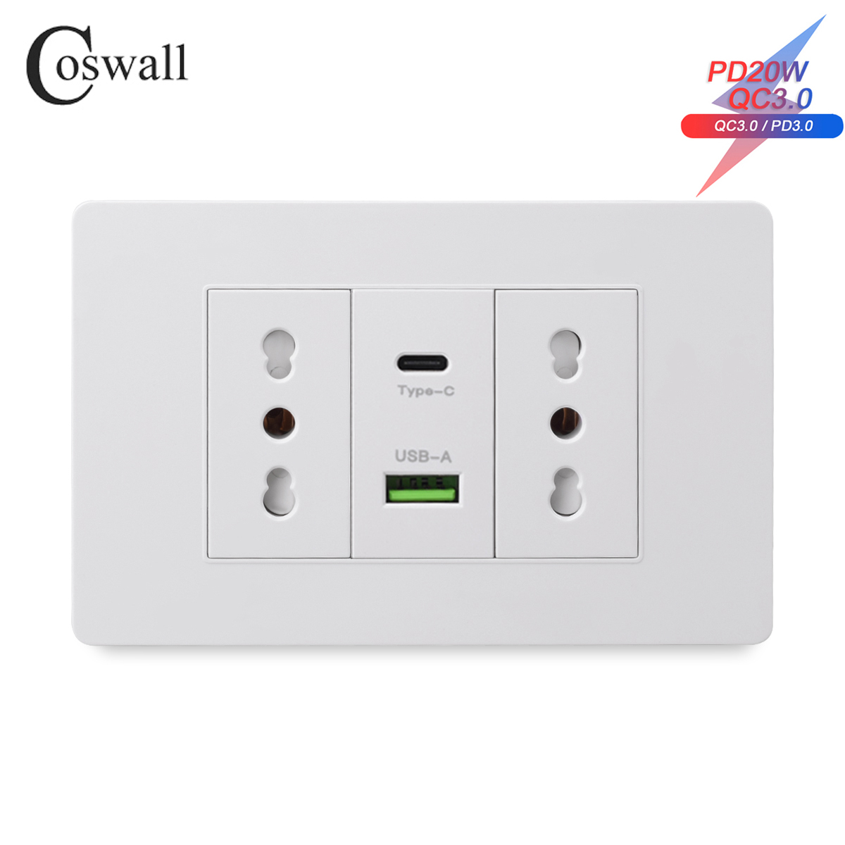 Coswall Wit 118 Serie Pc Panee - Outdoor Power Outlet recensie en prijs