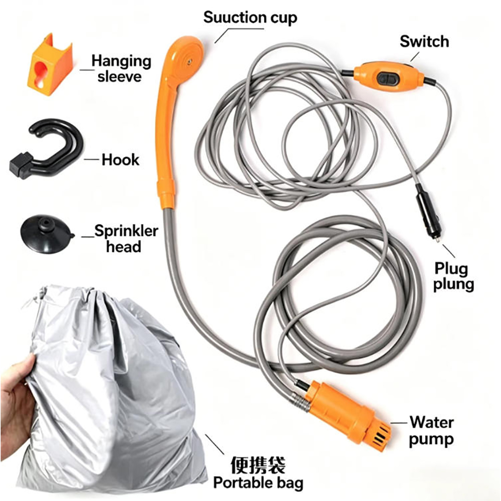 Draagbare 12V 24V autodouche v - Outdoor Power Wash recensie en prijs