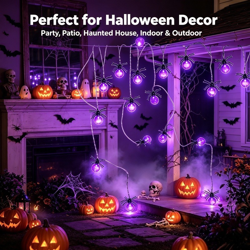 Op batterijen werkende Spider  - Outdoor Power For Lights recensie en prijs