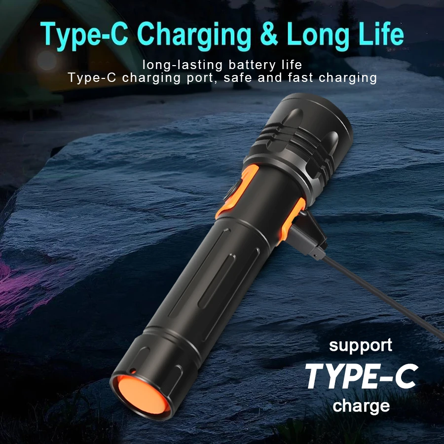 Krachtige LED-zaklamp Oplaadba - Outdoor Power For Lights recensie en prijs