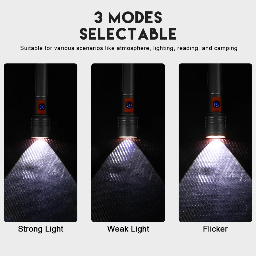 Krachtige LED-zaklamp Oplaadba - Outdoor Power For Lights recensie en prijs