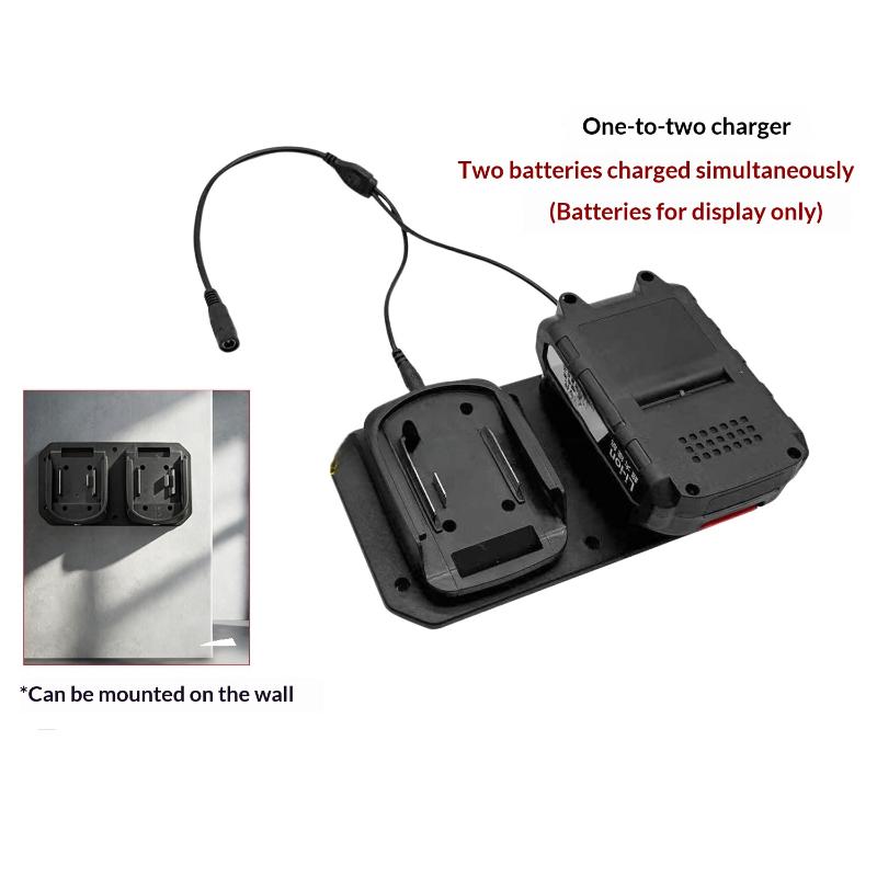 Dubbele batterijadapter voor 1 - Outdoor Power Double Adapter recensie en prijs