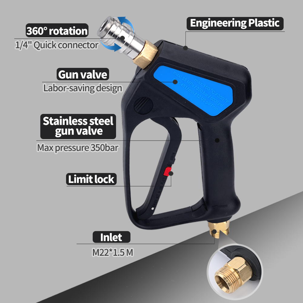 Vervangende hogedruk korte was - Power Washer Gun Replacement recensie en prijs