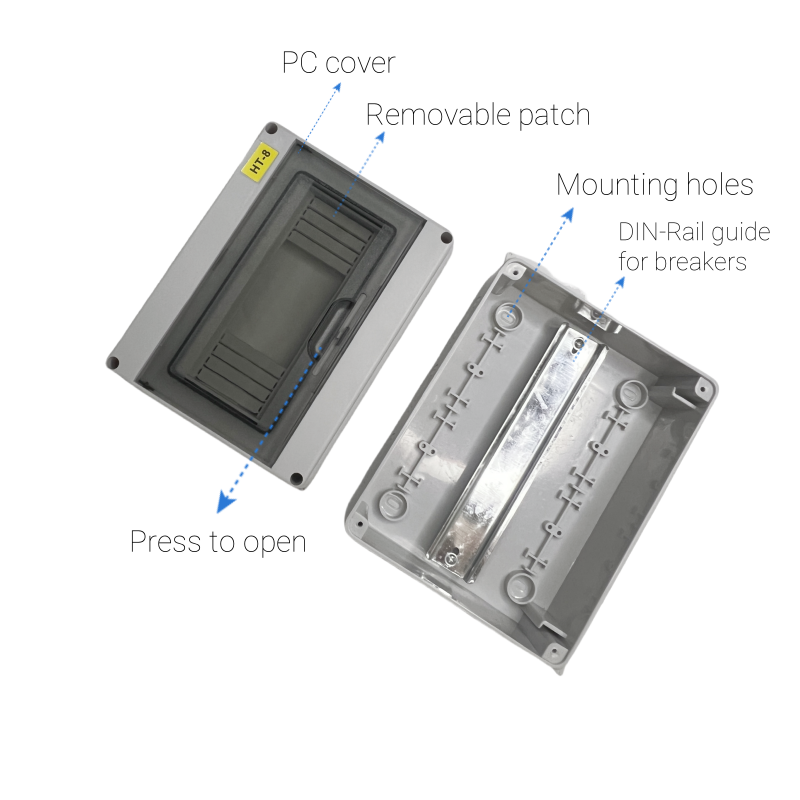 IP65 Verdeelkast voor DC-schak - Outdoor Power Outlet Box recensie en prijs