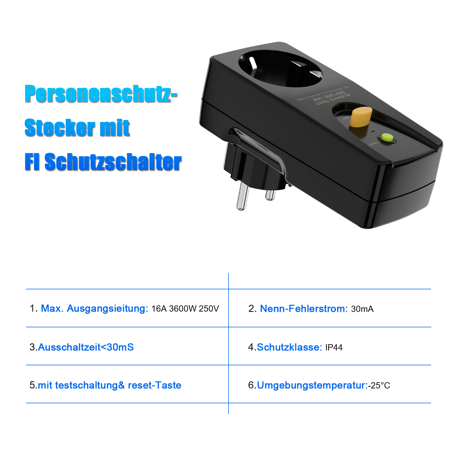 16A Lekkagebeschermingsstekker - Outdoor Power Outlet recensie en prijs