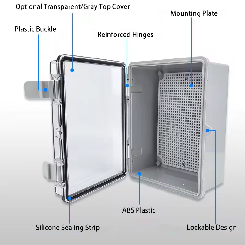 IP66 waterdichte grijs/transpa - Outdoor Power Outlet Box recensie en prijs