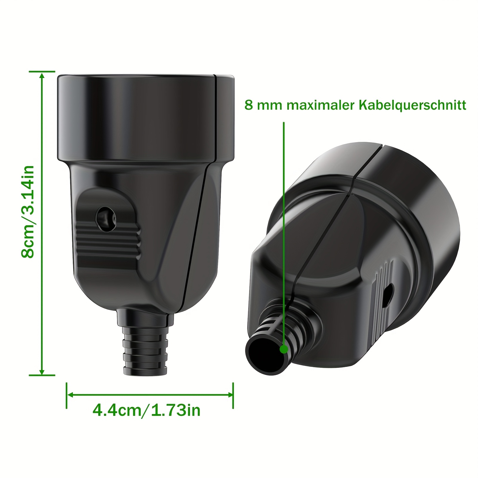 3-pack, Schuko-koppeling, zwar - Outdoor Power Outlet recensie en prijs