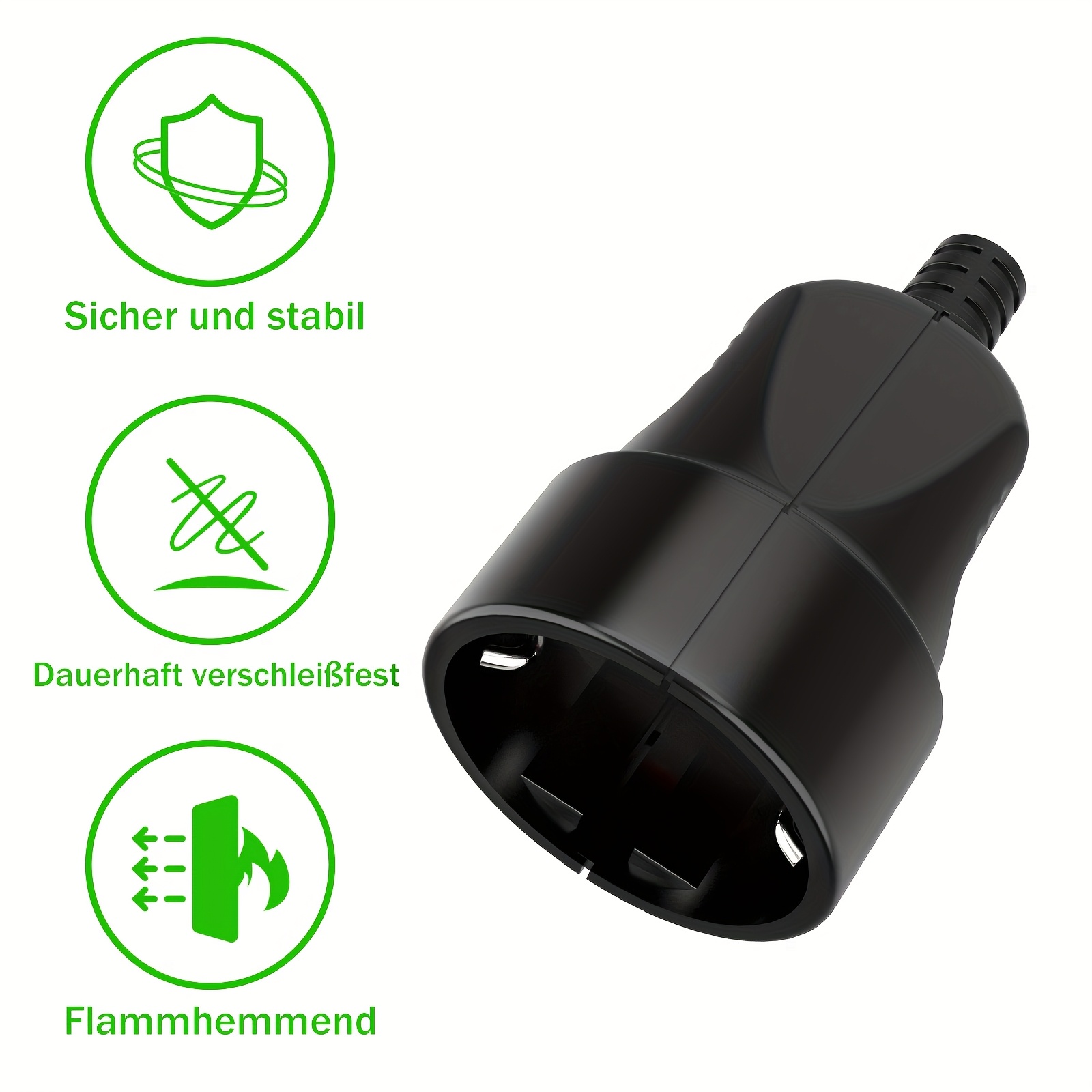 3-pack, Schuko-koppeling, zwar - Outdoor Power Outlet recensie en prijs