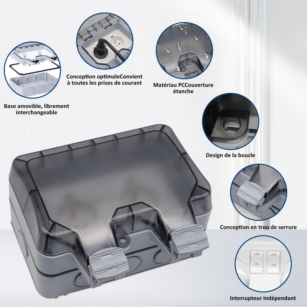 EIOMR Frankrijk IP66 weerbeste - Outdoor Power Outlet recensie en prijs