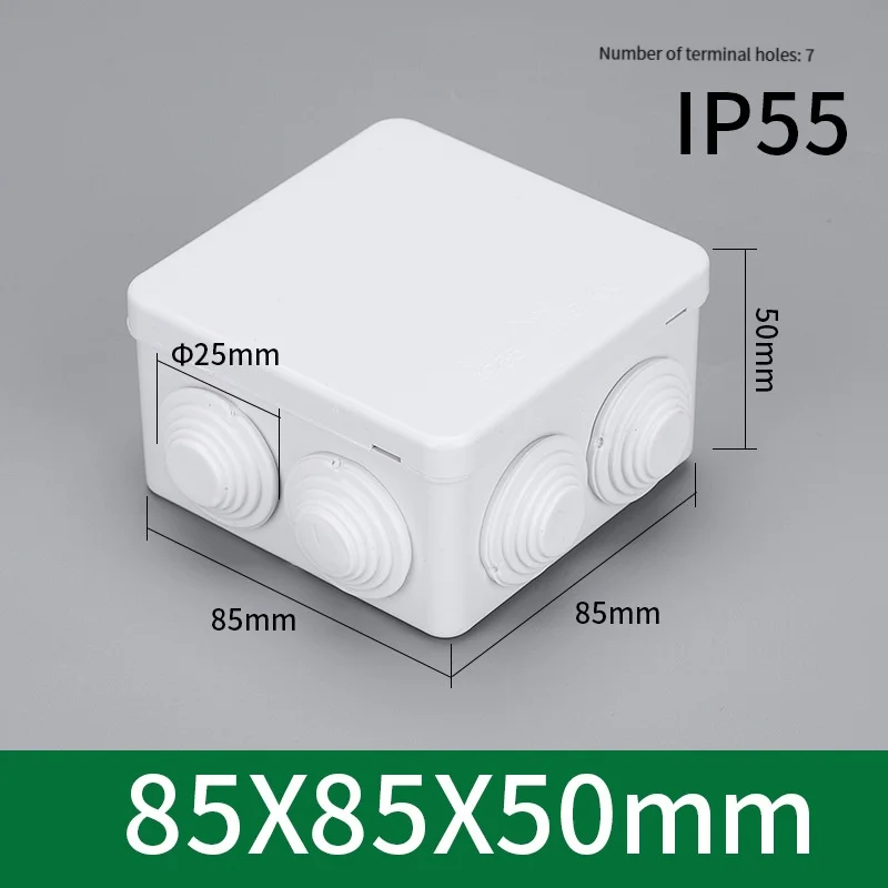 85 * 85 * 50 Outdoor Ip55 Plas - Outdoor Power Outlet Box recensie en prijs