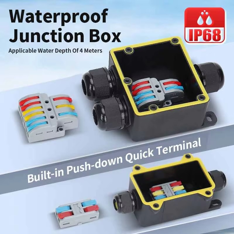 Waterdichte aansluitdoos IP68  - Outdoor Power Outlet Box recensie en prijs