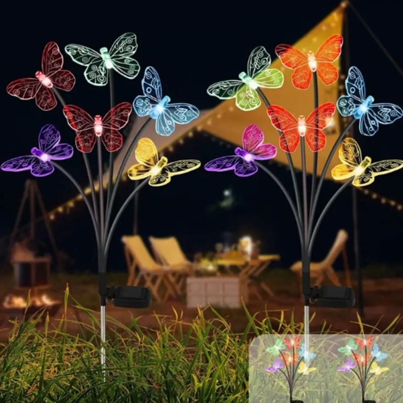 Vlinderlampen op zonne-energie - Outdoor Power For Lights recensie en prijs