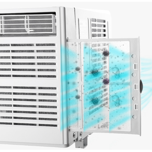 24000 BTU raamairco voor grote - Outdoor Power Fan recensie en prijs