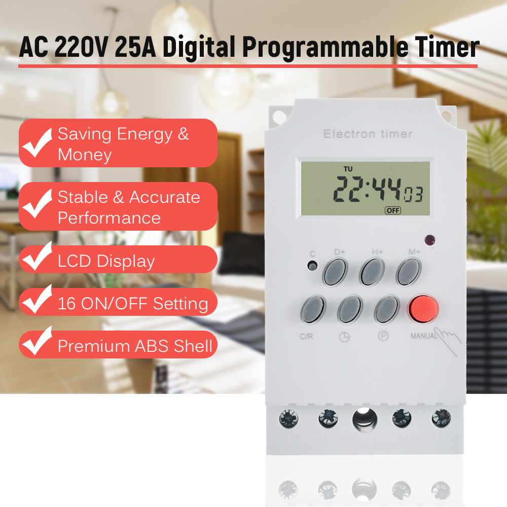AC 220V 25A Digitale Programme - Outdoor Power Timer recensie en prijs