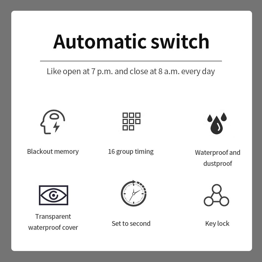 Tijdschakelaar 30A Recycle Wek - Outdoor Power Timer recensie en prijs