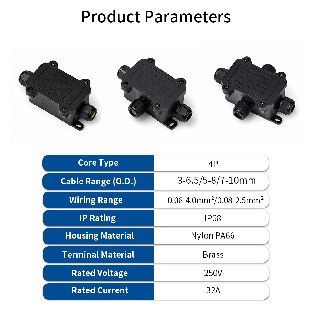 IP68 Waterdichte Junction Box  - Outdoor Power Outlet Box recensie en prijs