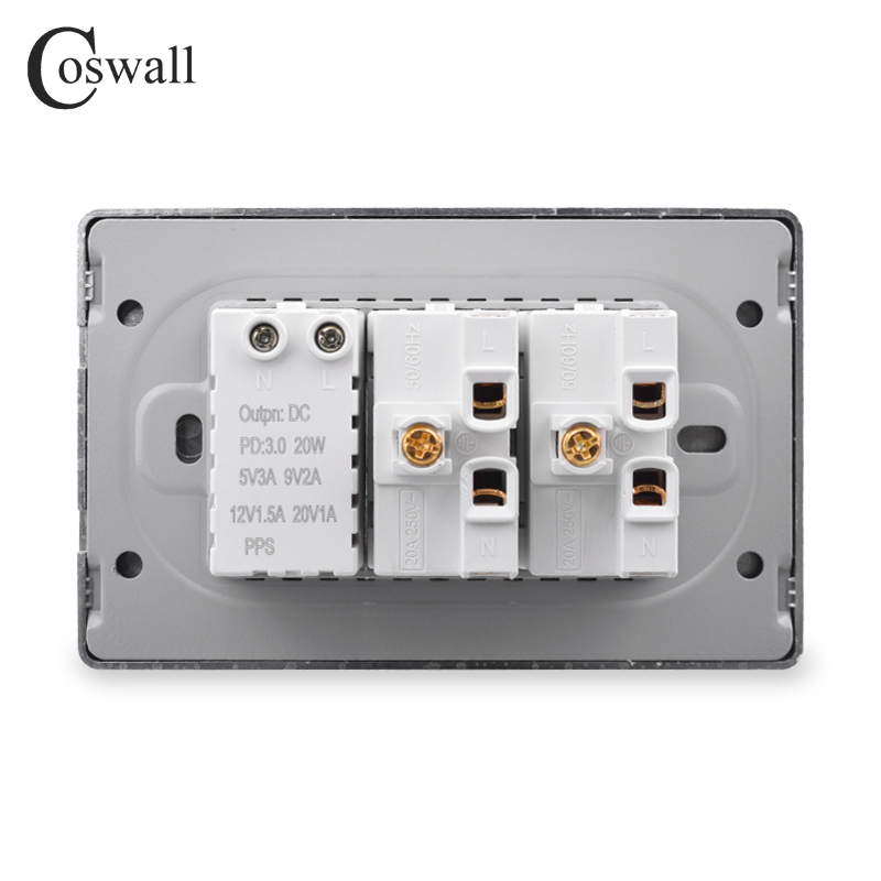 Coswall PC Brazilië Standaard  - Outdoor Power Outlet recensie en prijs