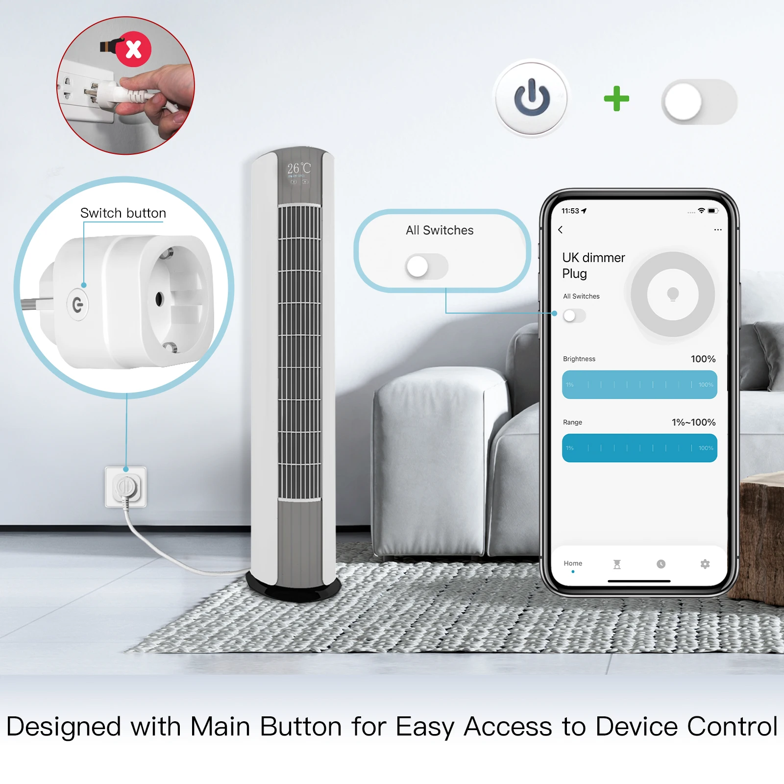 MOES Tuya WiFi Smart Plug Dimb - Outdoor Power Timer recensie en prijs