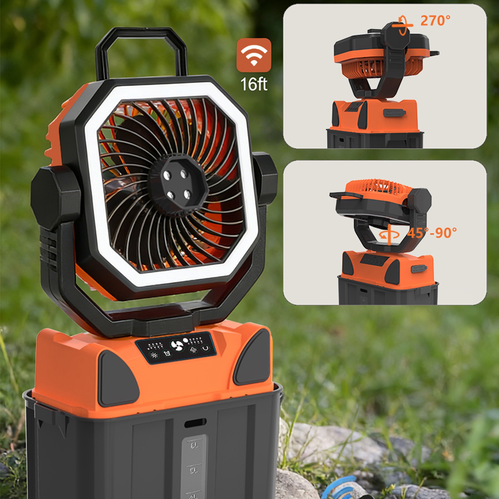 Oplaadbare campingventilator m - Outdoor Power Fan recensie en prijs