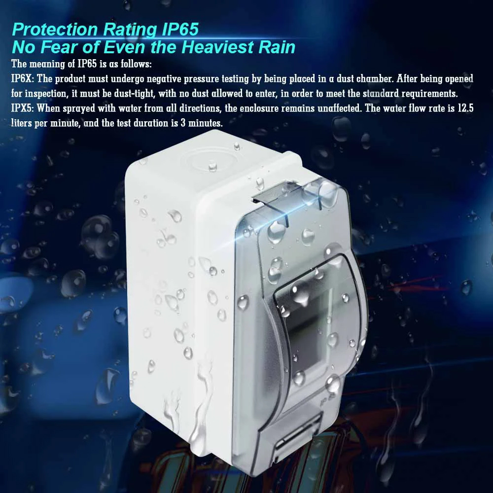 HT-2 Ip65 Waterdichte Distribu - Outdoor Power Outlet Box recensie en prijs