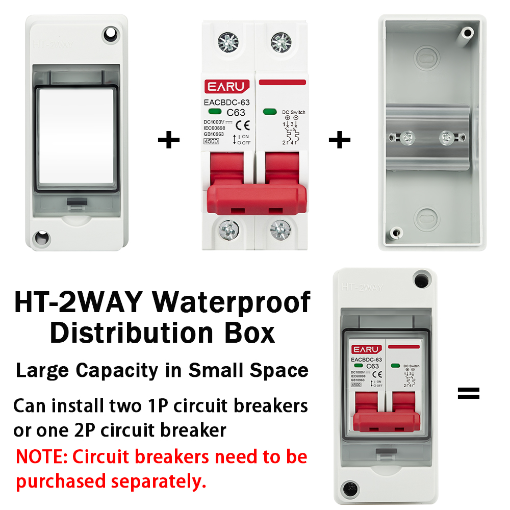 HT-2 Ip65 Waterdichte Distribu - Outdoor Power Outlet Box recensie en prijs